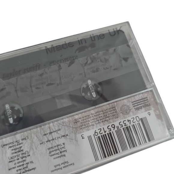 Taylor Swift Evermore Cassette Tape Made in UK - Picture 4 of 5